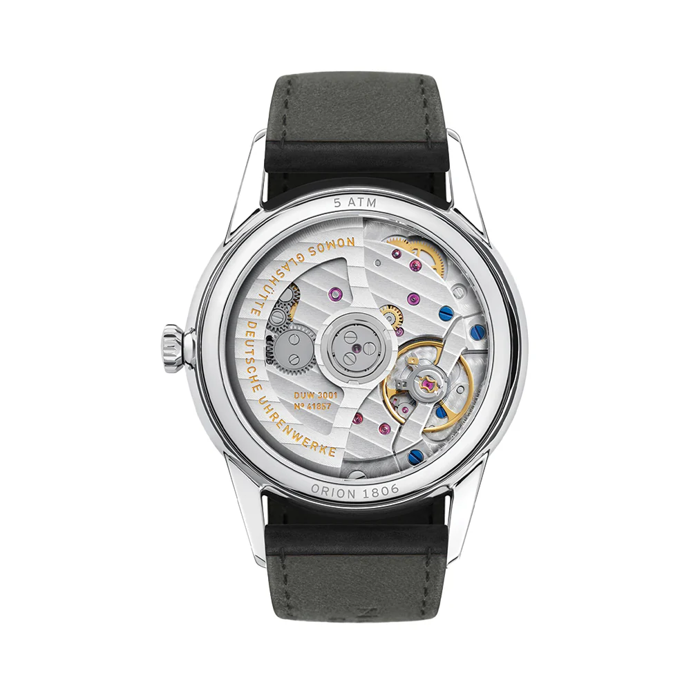 Orion Neomatik Sapphire Back 36mm - Black on Strap - Image 6