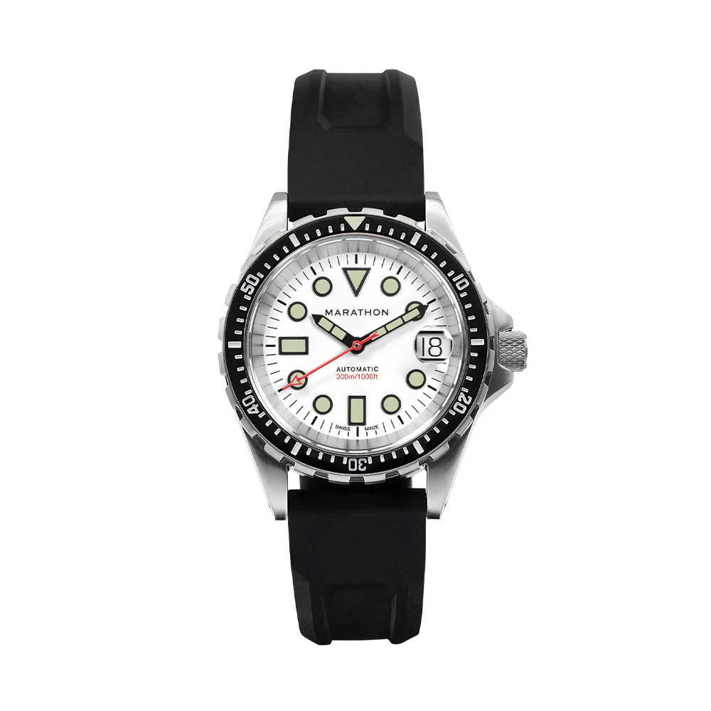 OSAR-D Type I Automatic with Date 36mm - Arctic on Rubber Strap