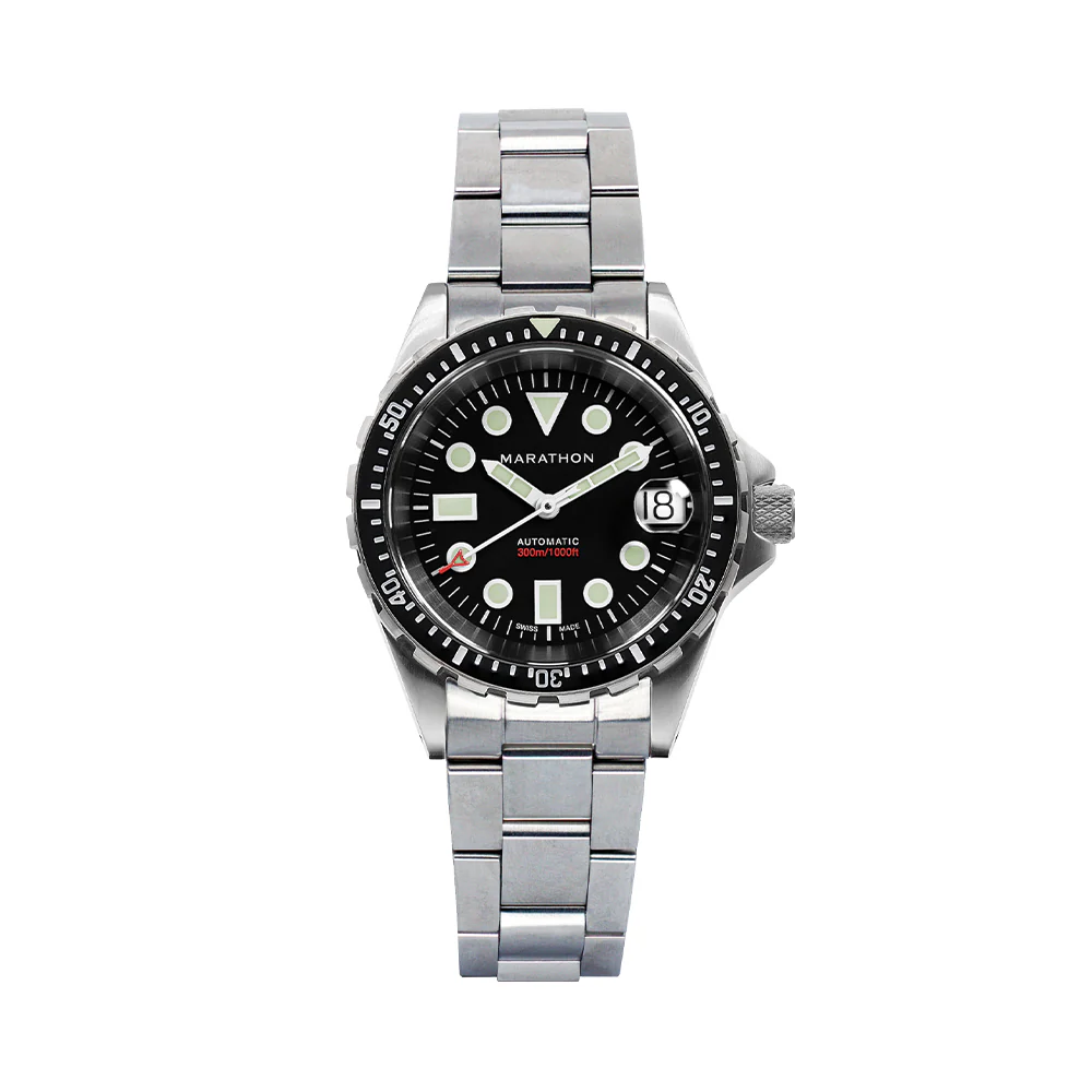 OSAR-D Type I Automatic with Date 36mm - Black on Bracelet