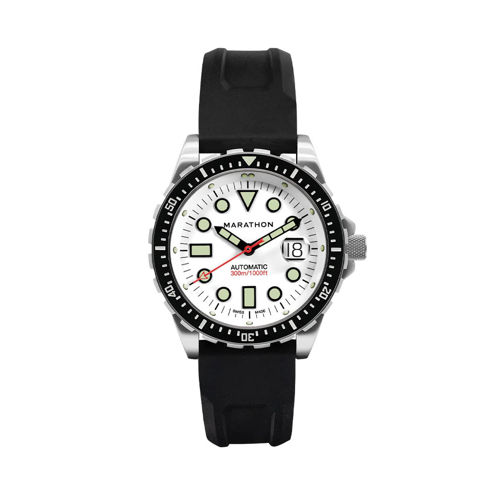 OSAR-D Type I Automatic with Date 46mm - Arctic on Rubber Strap