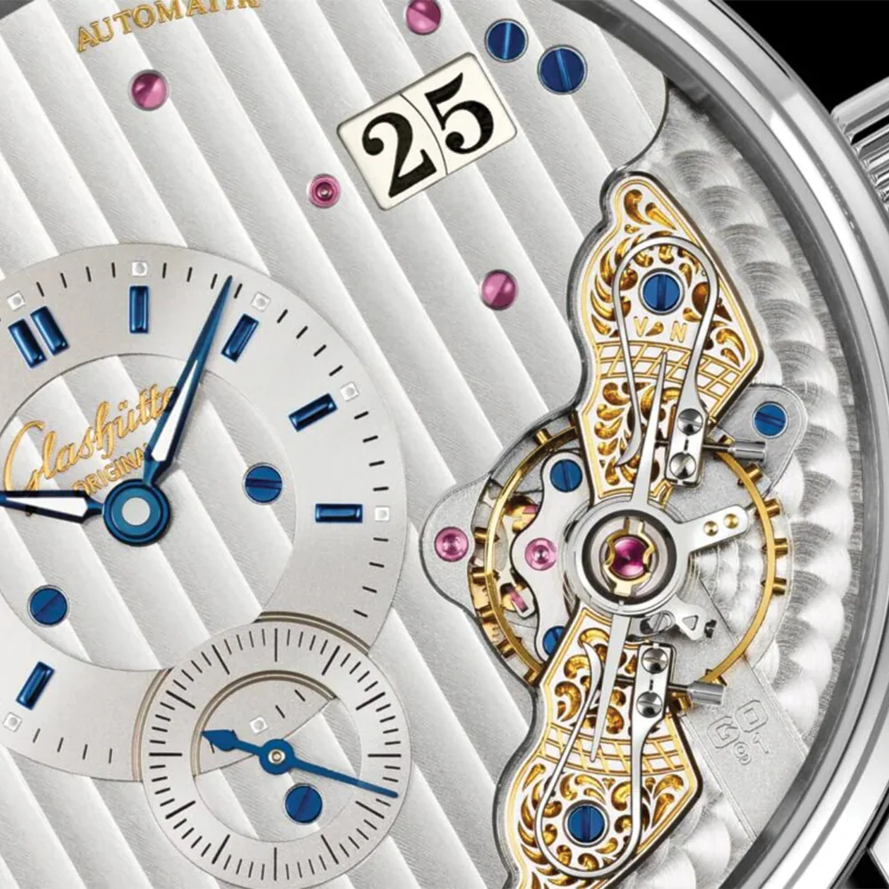 PanoMaticInverse 42mm - Ivory on Strap - Image 4