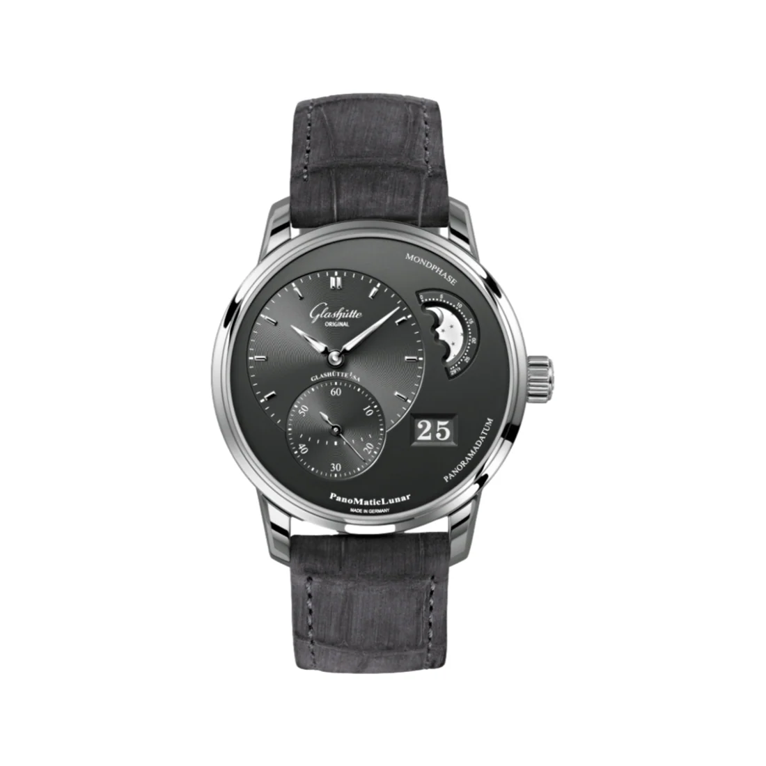 PanoMaticLunar 40mm - Grey on Strap