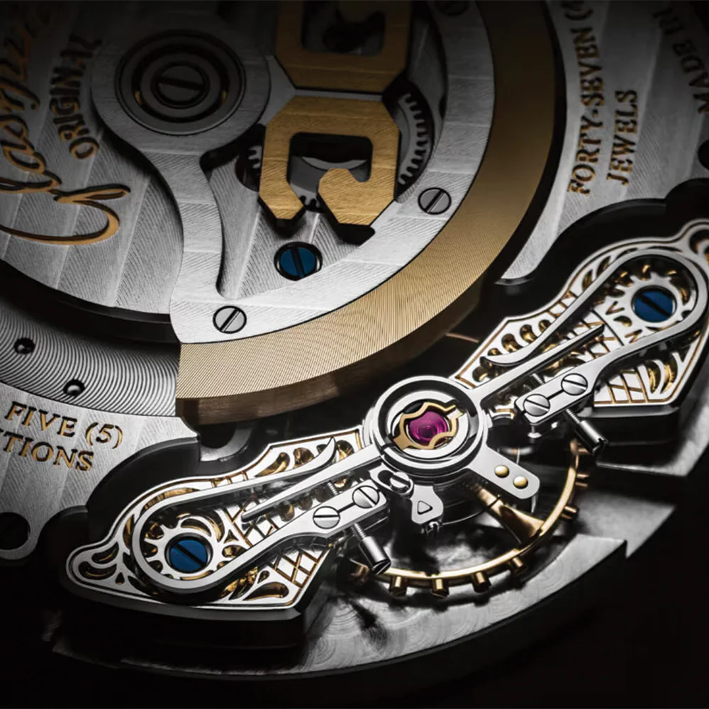 PanoMaticLunar 40mm - Blue on Bracelet - Image 4