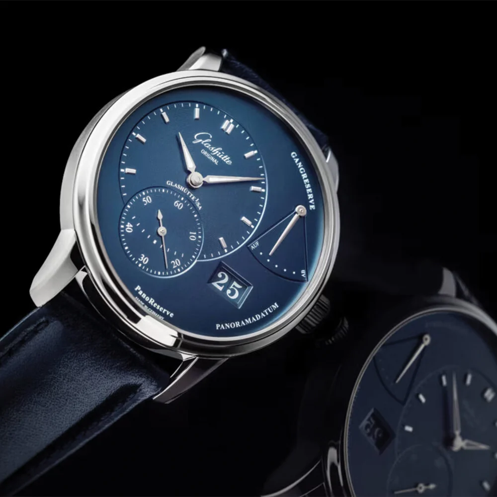 PanoReserve 40mm - Galvanized Blue on Strap - Image 2