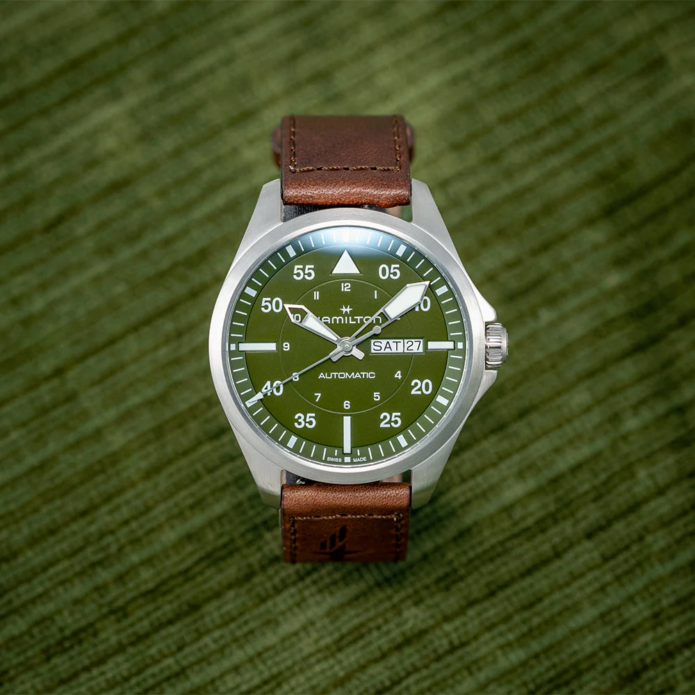 Pilot Day Date 42mm Green Dial on Strap - Image 2