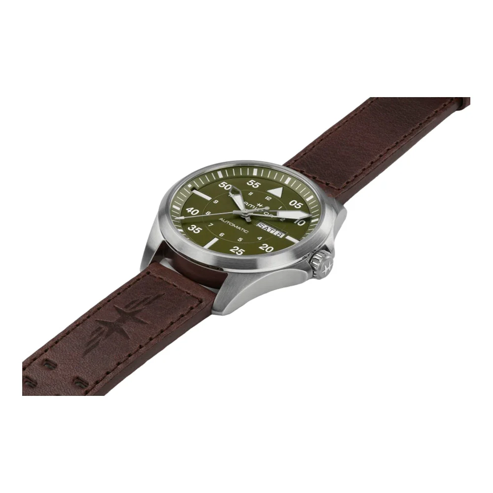 Pilot Day Date 42mm Green Dial on Strap - Image 4