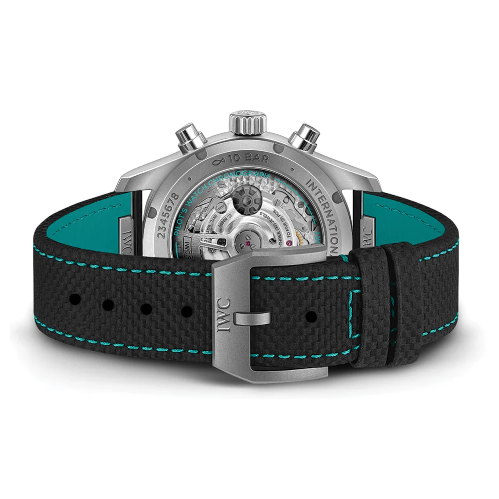 Pilot’s Watch Chronograph “Mercedes-AMG PETRONAS Formula One™ Team” Edition 41mm - Black on Rubber Strap - Image 3