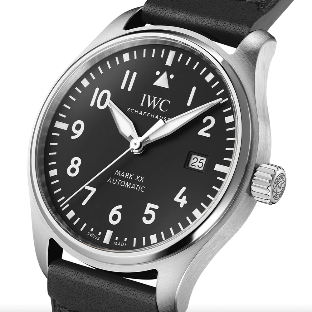 Pilot's Watch Automatic Mark XX 40mm - Black on Leather Strap - Image 2