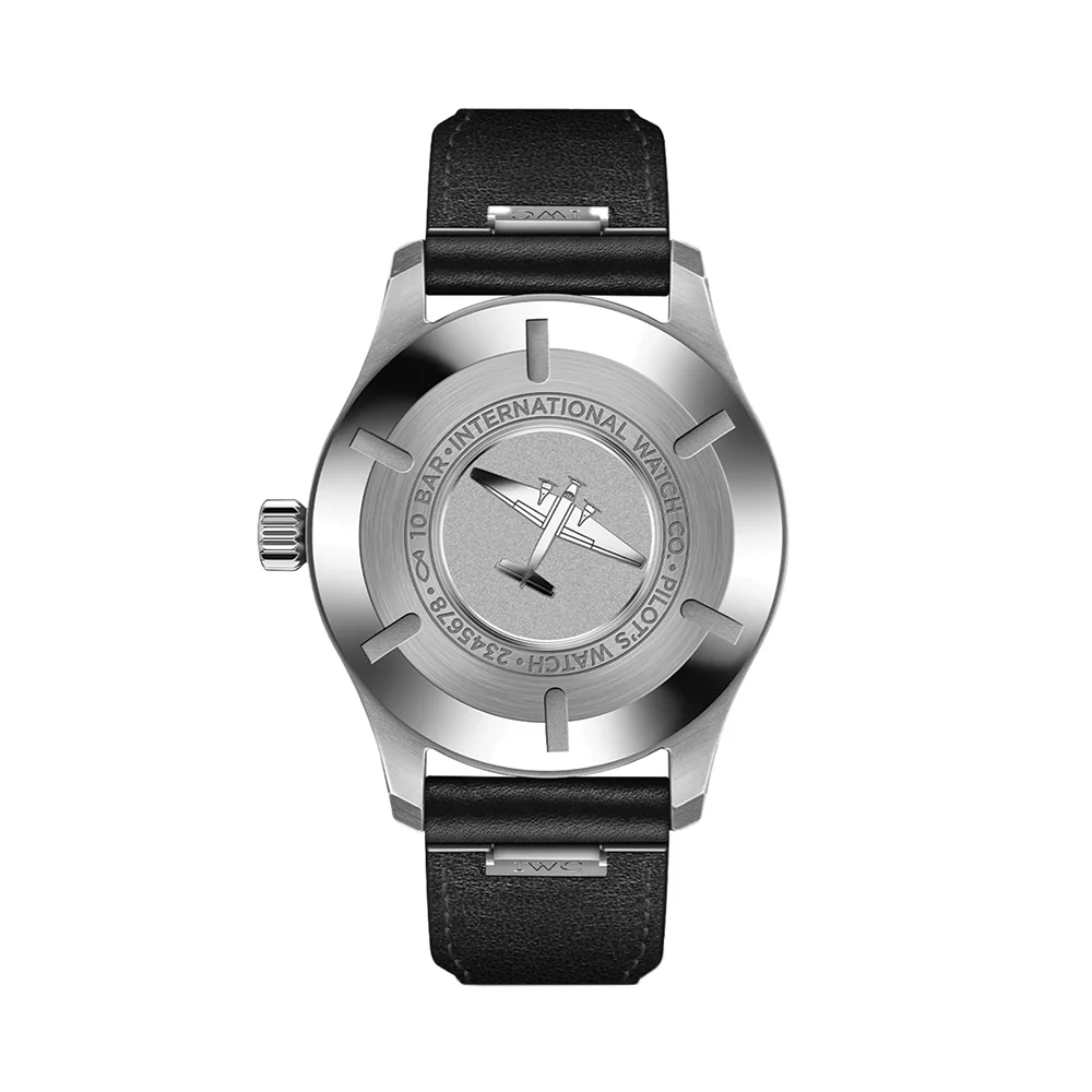Pilot's Watch Automatic Mark XX 40mm - Silver-Plated on Leather Strap - Image 3