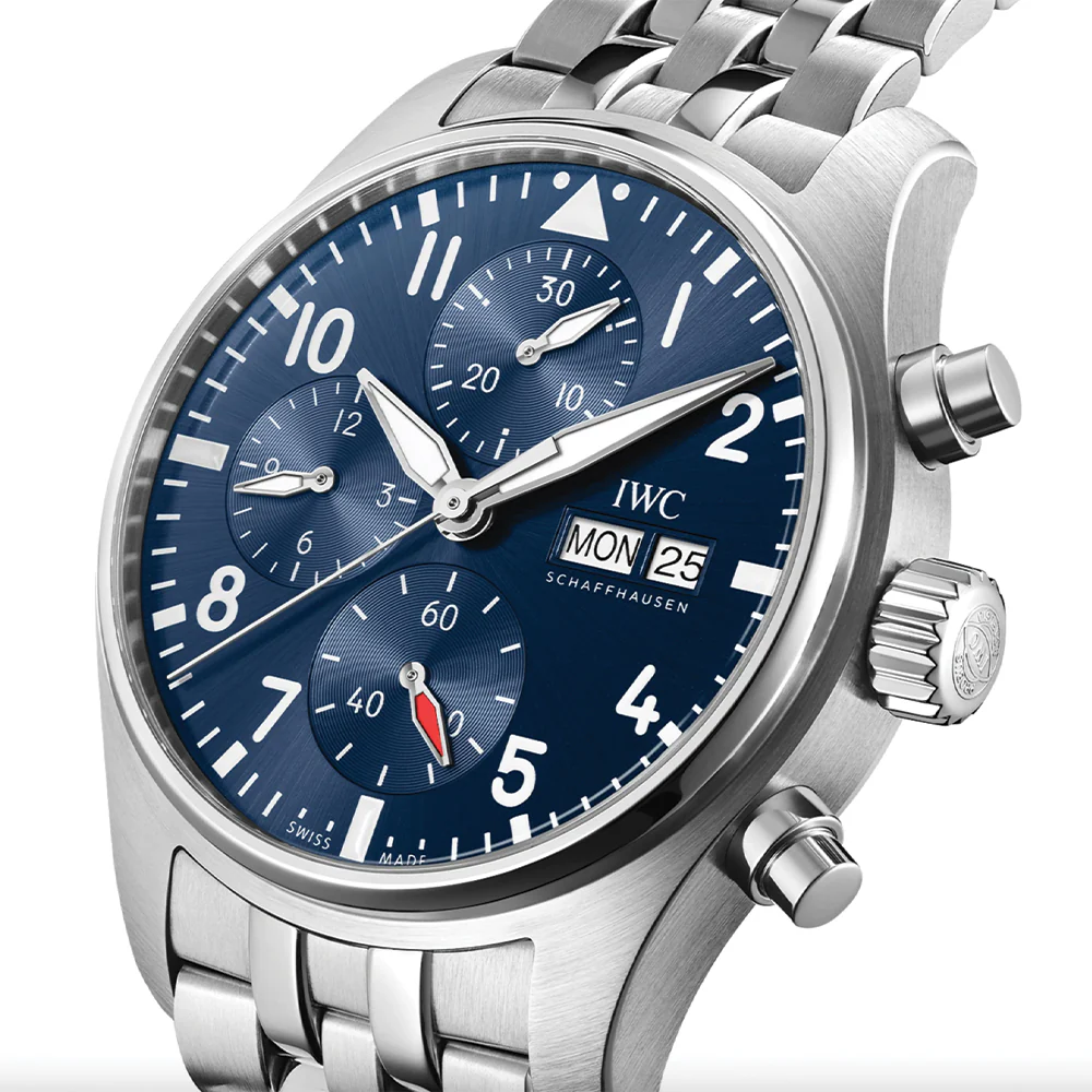 Pilot's Watch Chronograph 41mm - Blue on Bracelet - Image 2