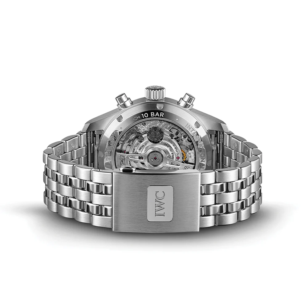 Pilot's Watch Chronograph 41mm - Green on Bracelet - Image 4