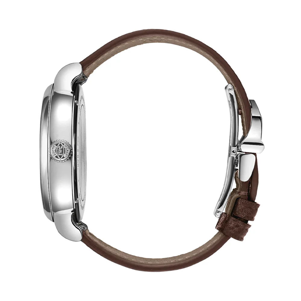 Portofino Pointer Date 39mm - Silver-Plated on Leather Strap - Image 5