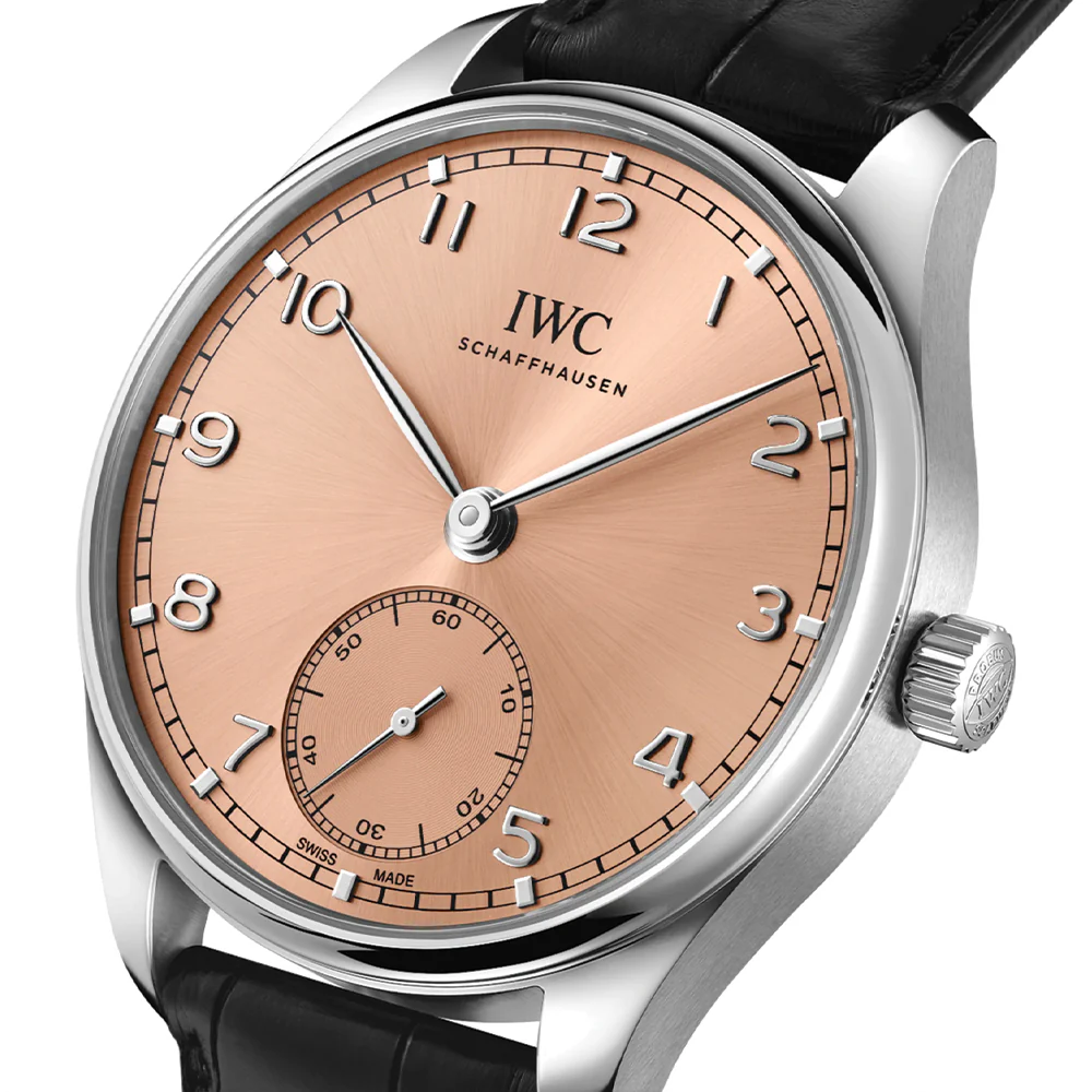 Portugieser Automatic 40mm - Salmon on Leather Strap - Image 2