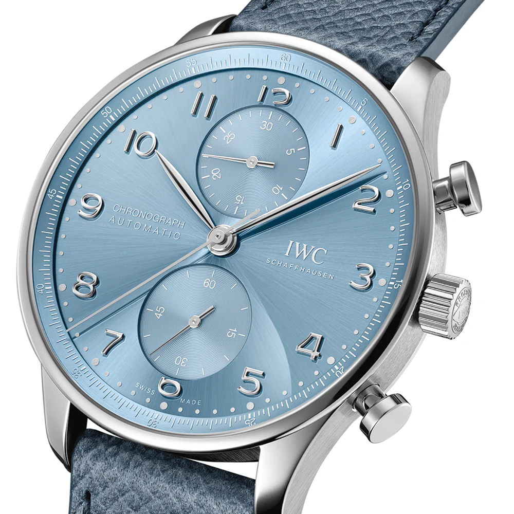 Portugieser Chronograph 41mm - Horizon Blue on Leather Strap - Image 2
