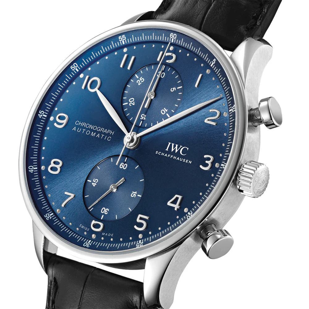 Portugieser Chronograph 41mm - Blue on Leather Strap - Image 2