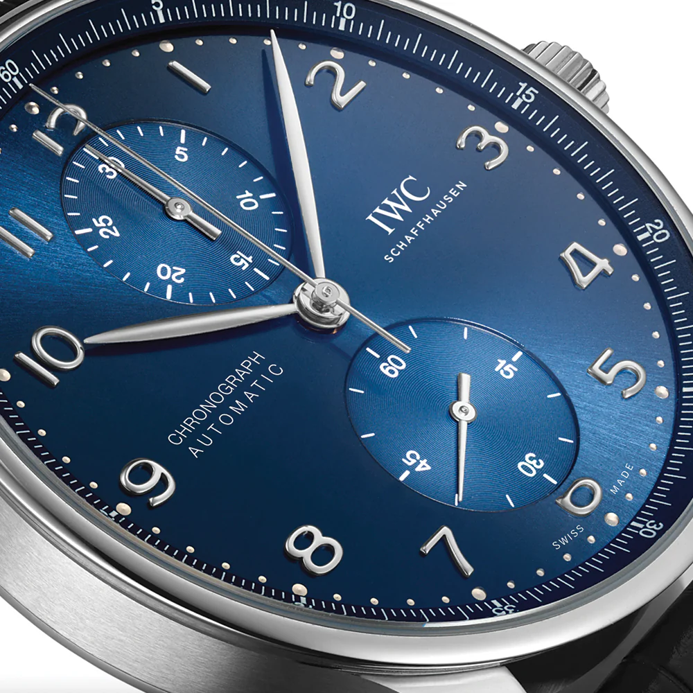Portugieser Chronograph 41mm - Blue on Leather Strap - Image 3