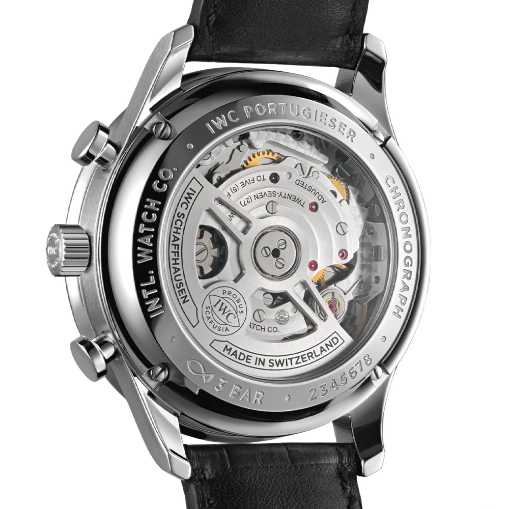 Portugieser Chronograph 41mm - Green on Leather Strap - Image 5
