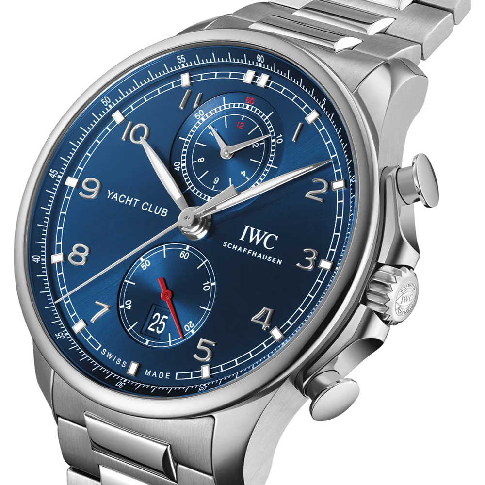 Portugieser Yacht Club Chronograph 44.6mm - Blue on Bracelet - Image 2