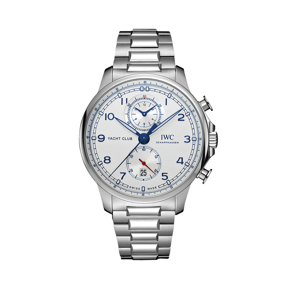 Portugieser Yacht Club Chronograph 44.6mm - Silver-Plated on Bracelet
