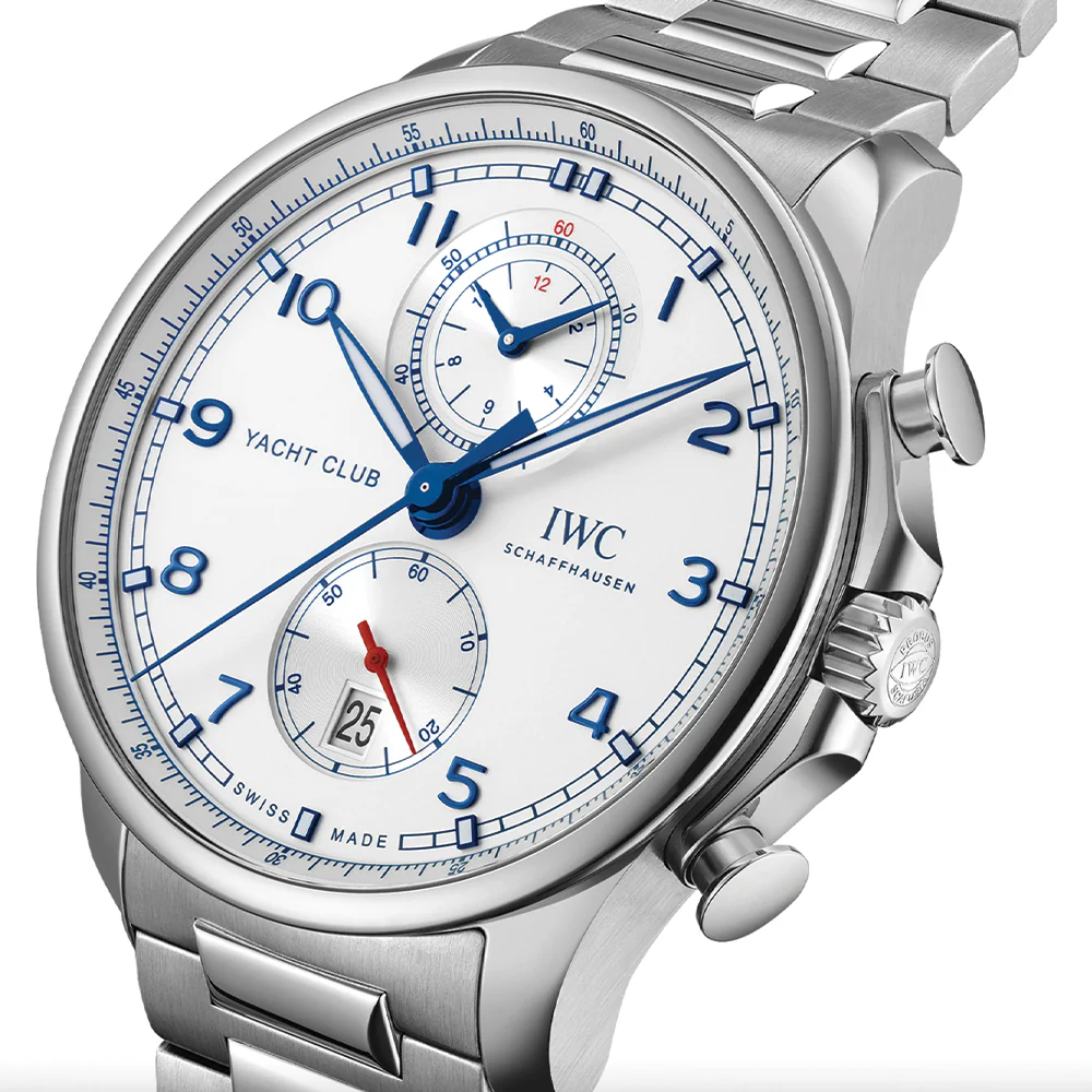 Portugieser Yacht Club Chronograph 44.6mm - Silver-Plated on Bracelet - Image 2
