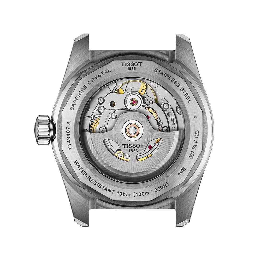 PR516 Powermatic 80 38mm - Black on Leather Strap - Image 3