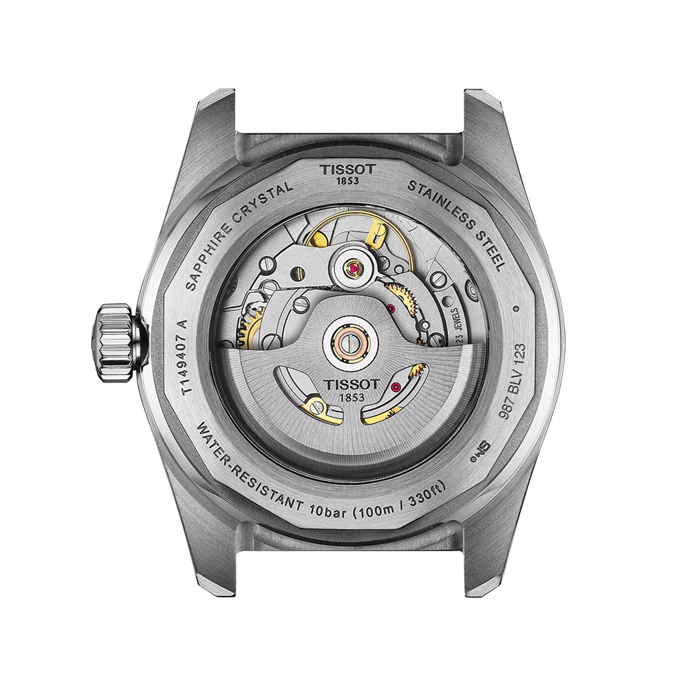 PR516 Powermatic 80 38mm - Blue on Leather Strap - Image 3