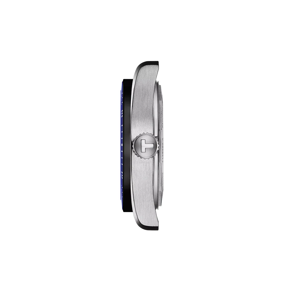 PR516 Powermatic 80 38mm - Blue on Leather Strap - Image 4
