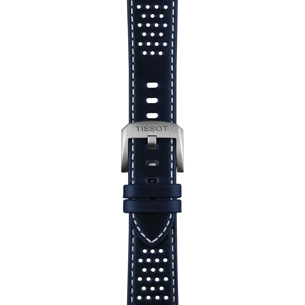 PR516 Powermatic 80 38mm - Blue on Leather Strap - Image 5