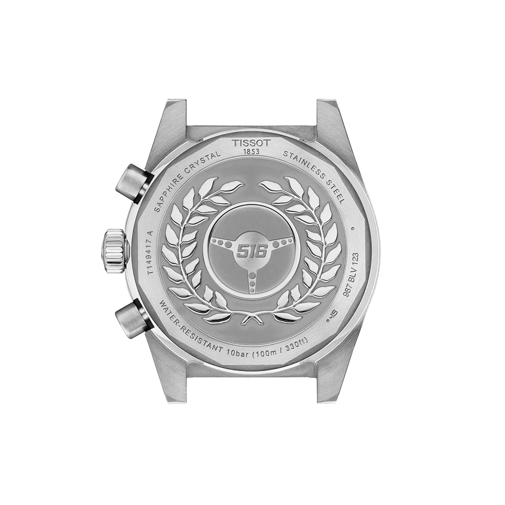 PR516 Quartz Chronograph 40mm - Blue-Black on Bracelet - Image 3