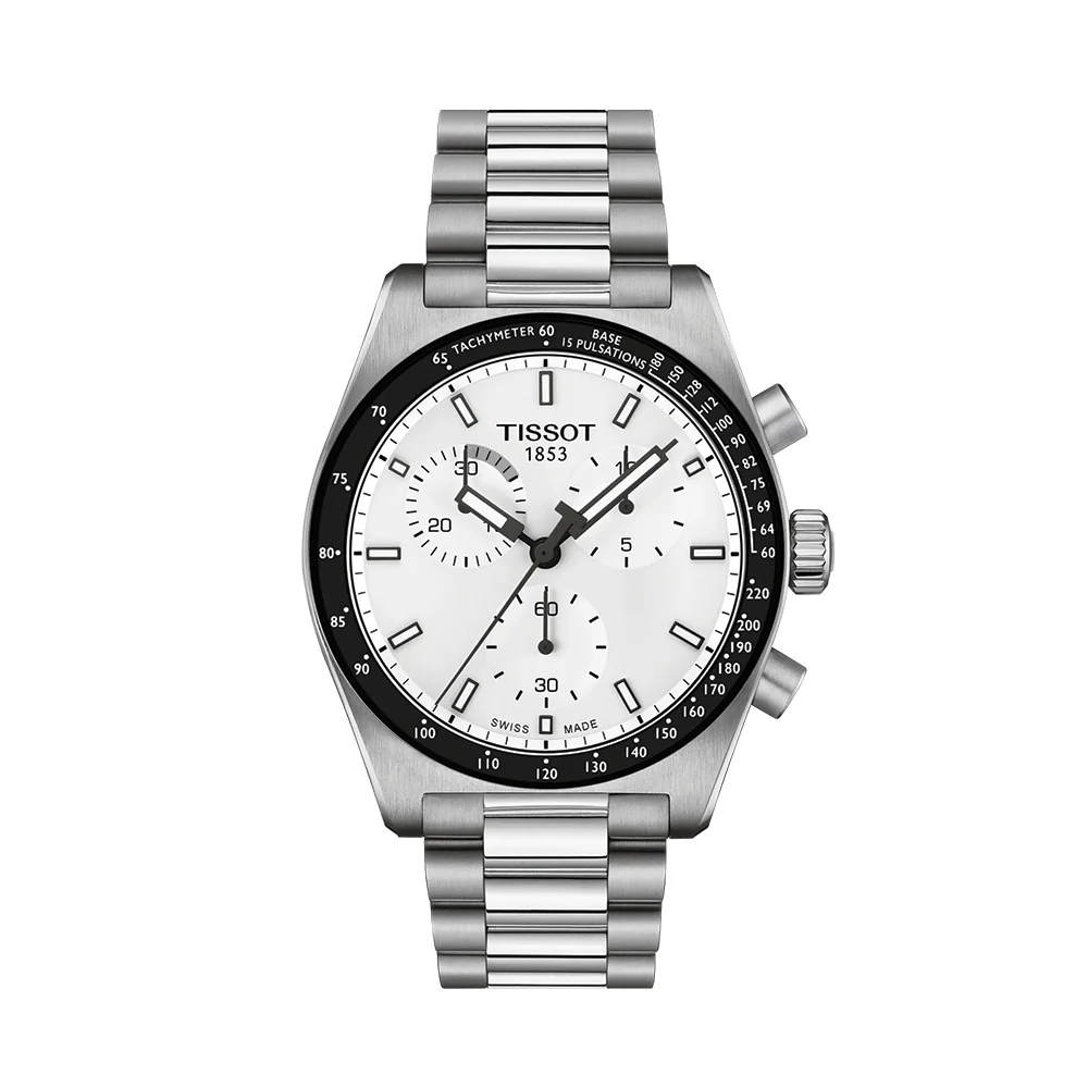PR516 Quartz Chronograph 40mm - White on Bracelet