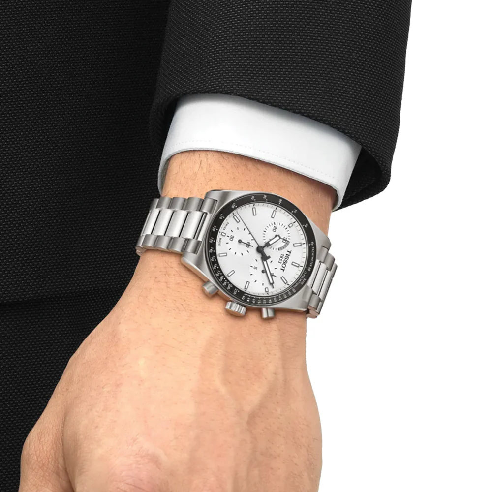 PR516 Quartz Chronograph 40mm - White on Bracelet - Image 2