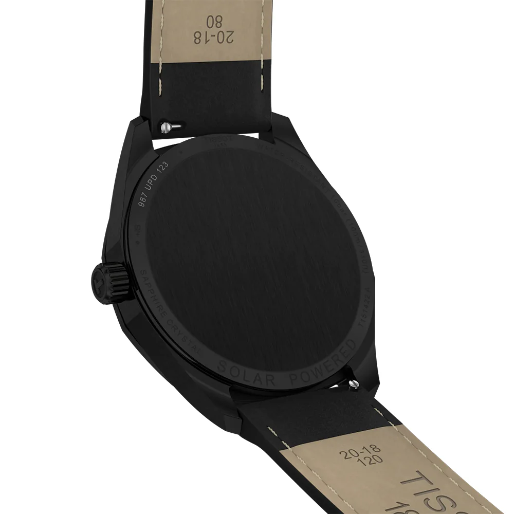 PRC 100 Solar Quartz 39mm - Black on Leather Strap - Image 4