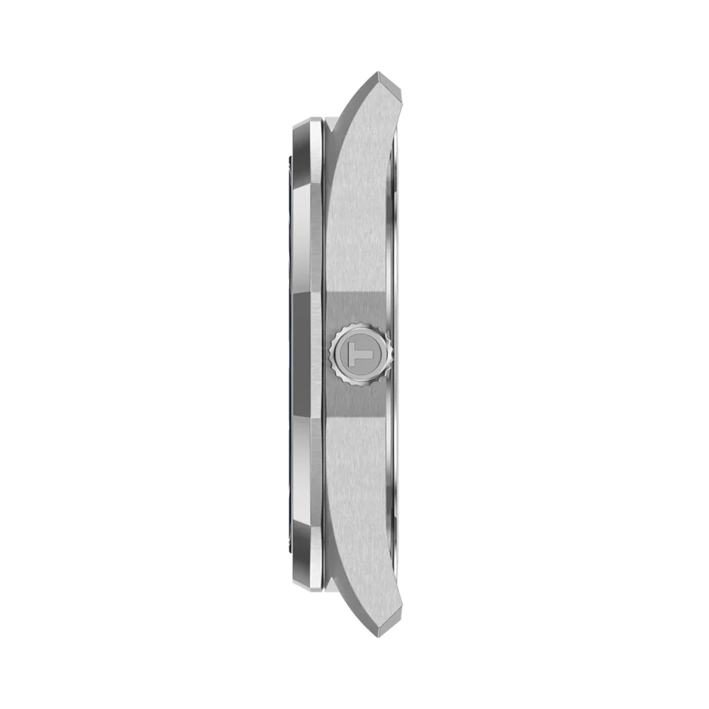 PRC 100 Solar Quartz 39mm - Silver on Leather Strap - Image 6