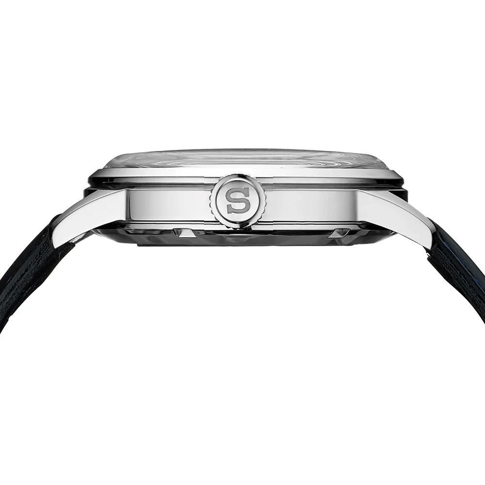 SRPB43 Presage Cocktail Time 40.5mm - Blue on Leather Strap - Image 6