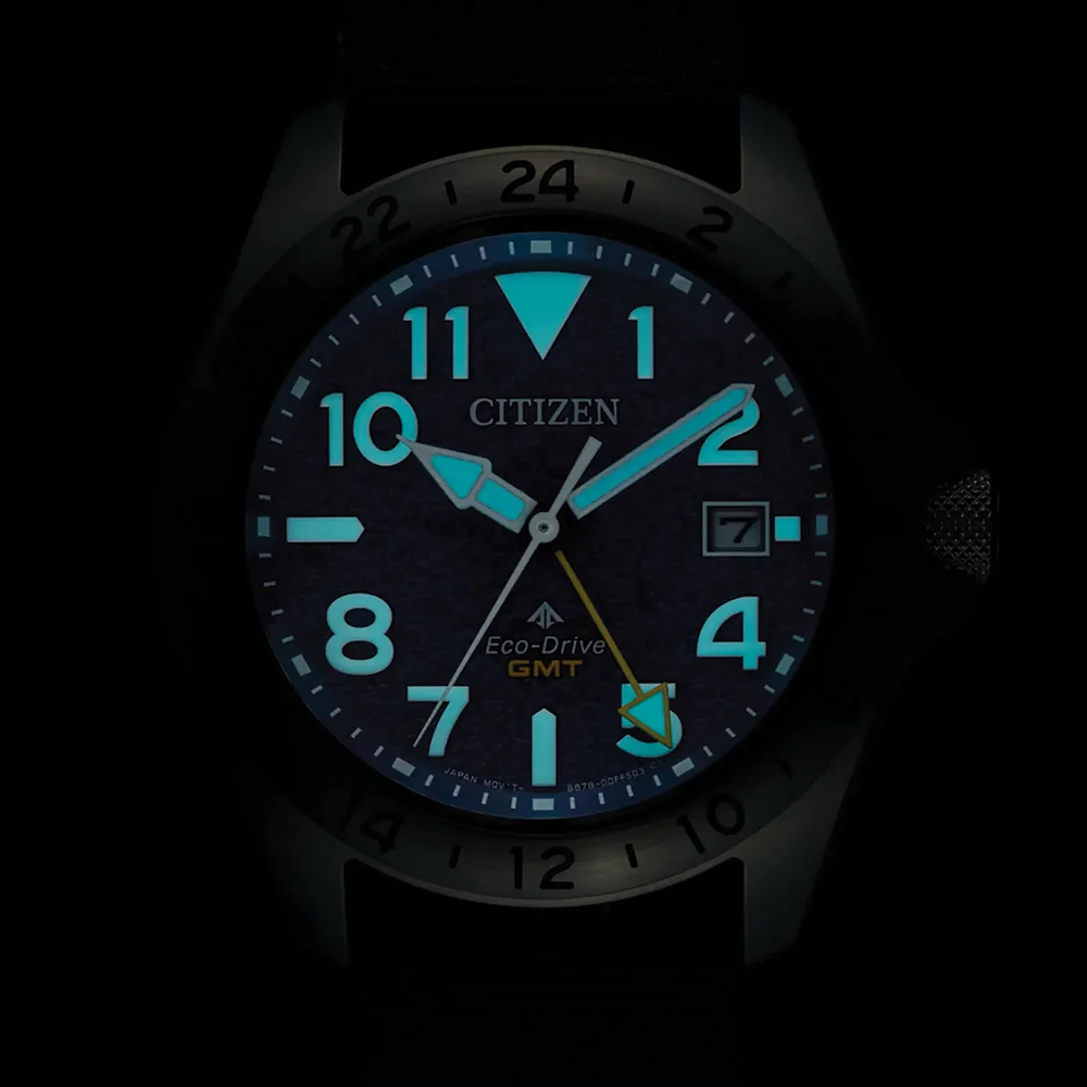 Promaster Land GMT 39.5mm - Blue on Fabric Strap - Image 3