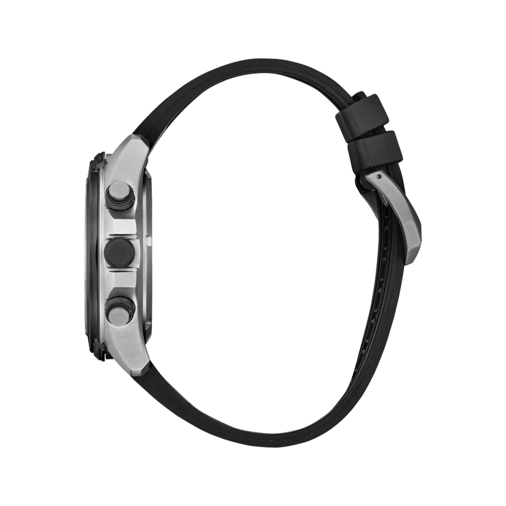 Promaster Land U822 Eco-Drive 43.9mm - Black on Rubber Strap - Image 4
