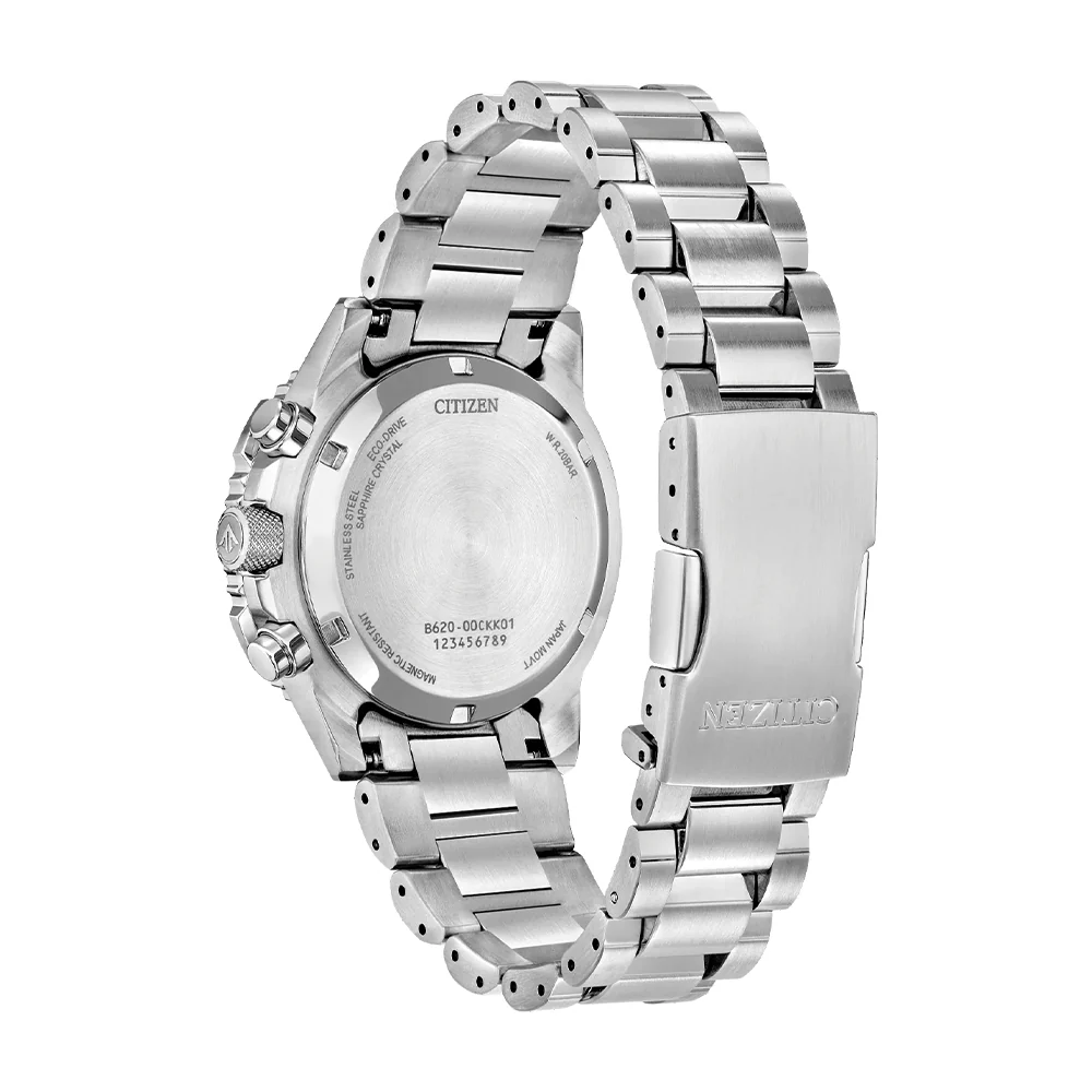 Promaster Navihawk Eco-Drive 40mm - Salmon on Bracelet - Image 3