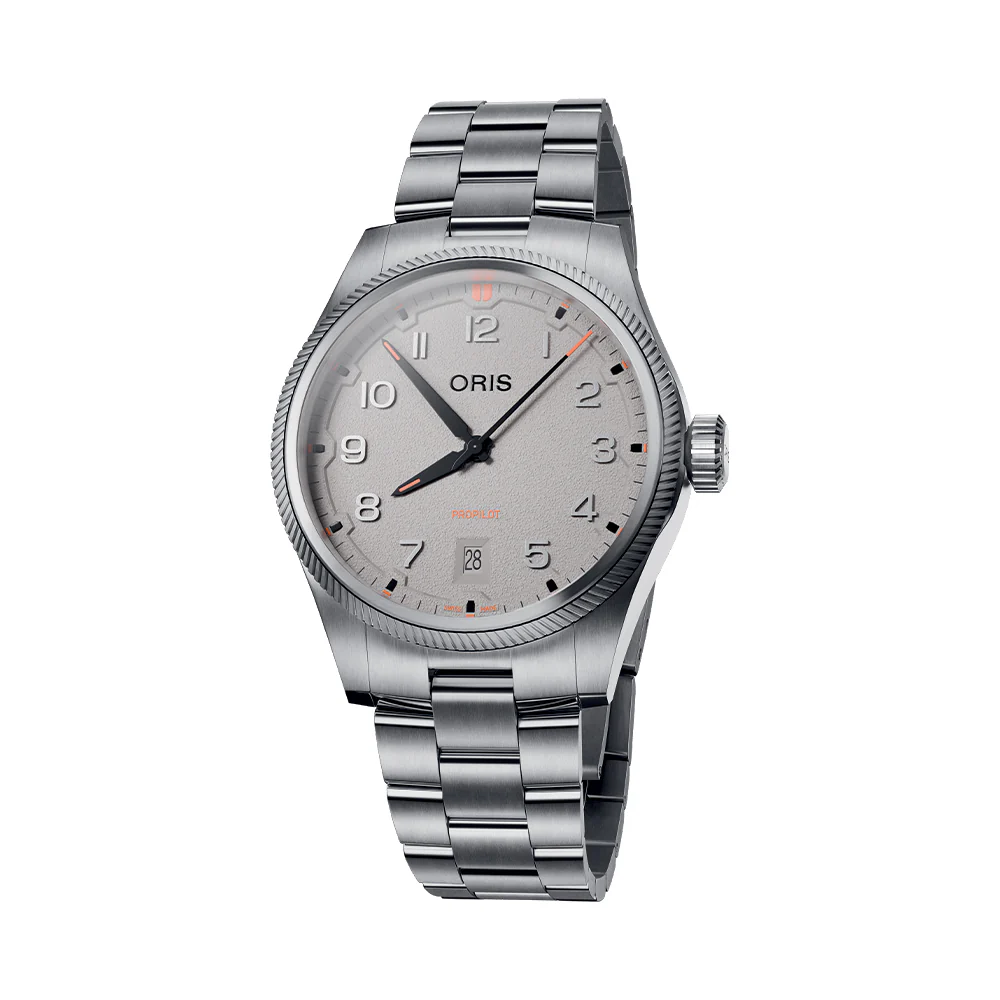 ProPilot Date 41mm - Chalk Grey on Bracelet