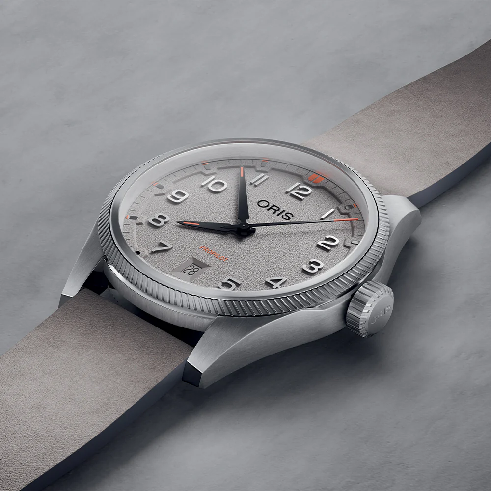 ProPilot Date 41mm - Chalk Grey on Leather Strap - Image 2