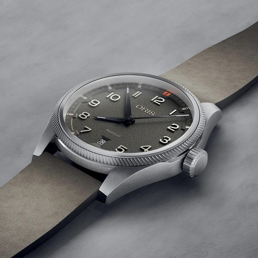 ProPilot Date 41mm - Moss Green on Leather Strap - Image 2