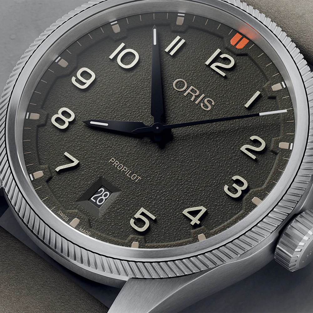 ProPilot Date 41mm - Moss Green on Leather Strap - Image 3