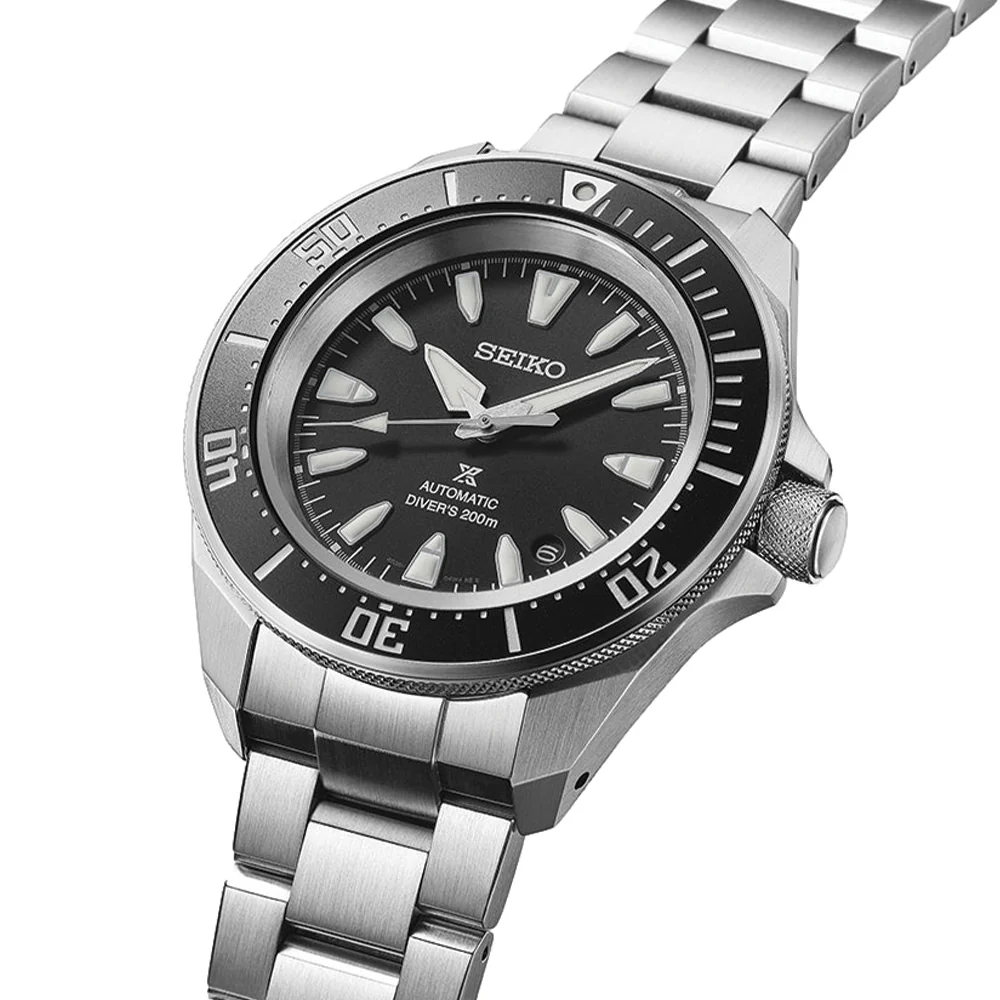 SRPL13 Prospex Samurai Diver 41.7mm - Black on Bracelet - Image 4