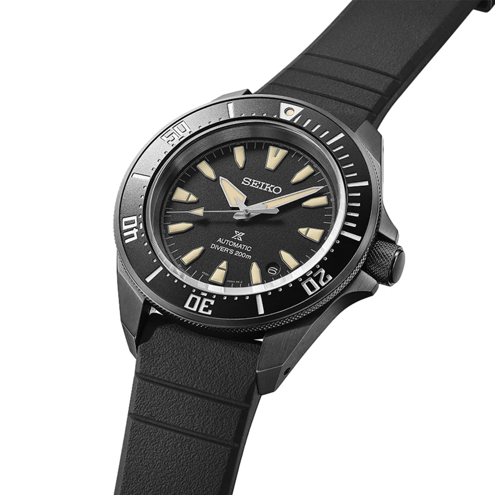 SRPL15 Prospex Samurai Diver 41.7mm - Black on Rubber Strap - Image 3