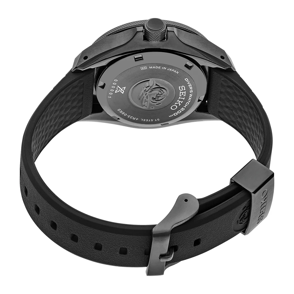 SRPL15 Prospex Samurai Diver 41.7mm - Black on Rubber Strap - Image 4