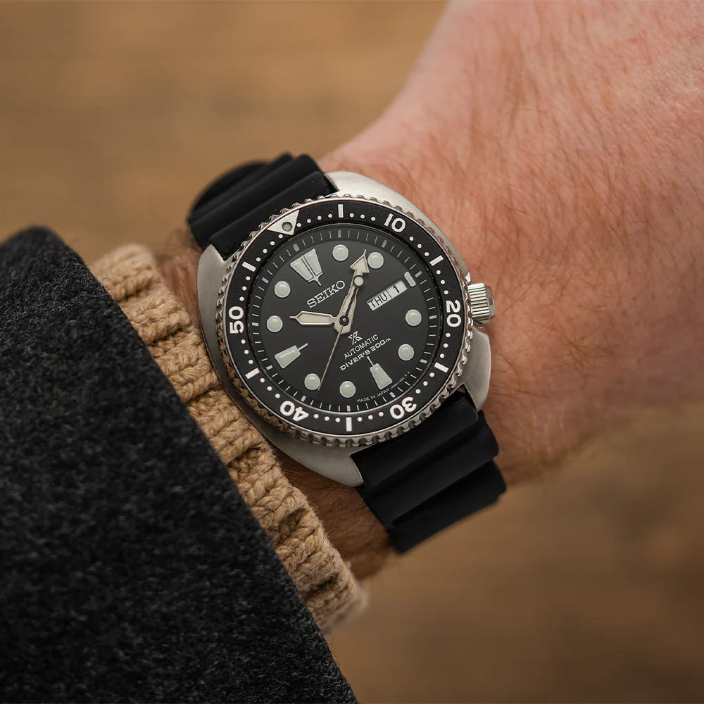SRPE93 Prospex Automatic Diver 45mm - Black on Rubber Strap - Image 3