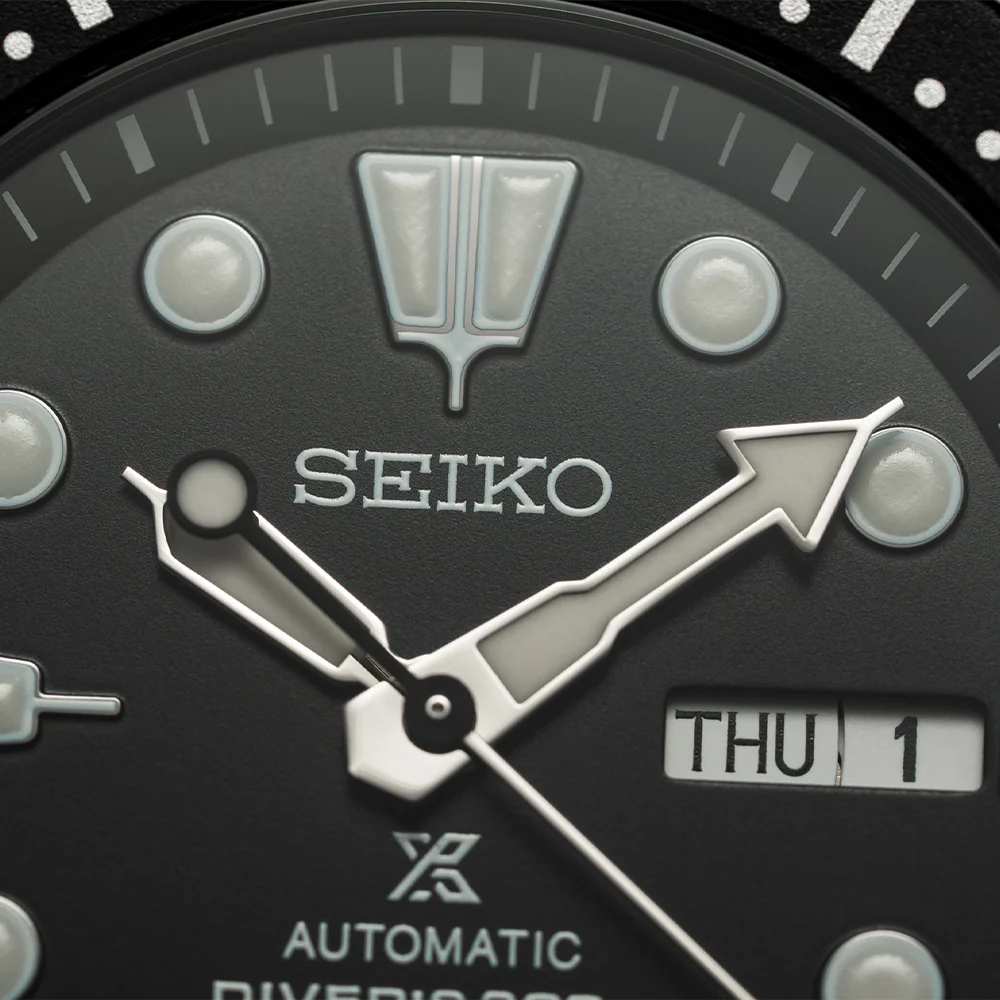 SRPE93 Prospex Automatic Diver 45mm - Black on Rubber Strap - Image 5