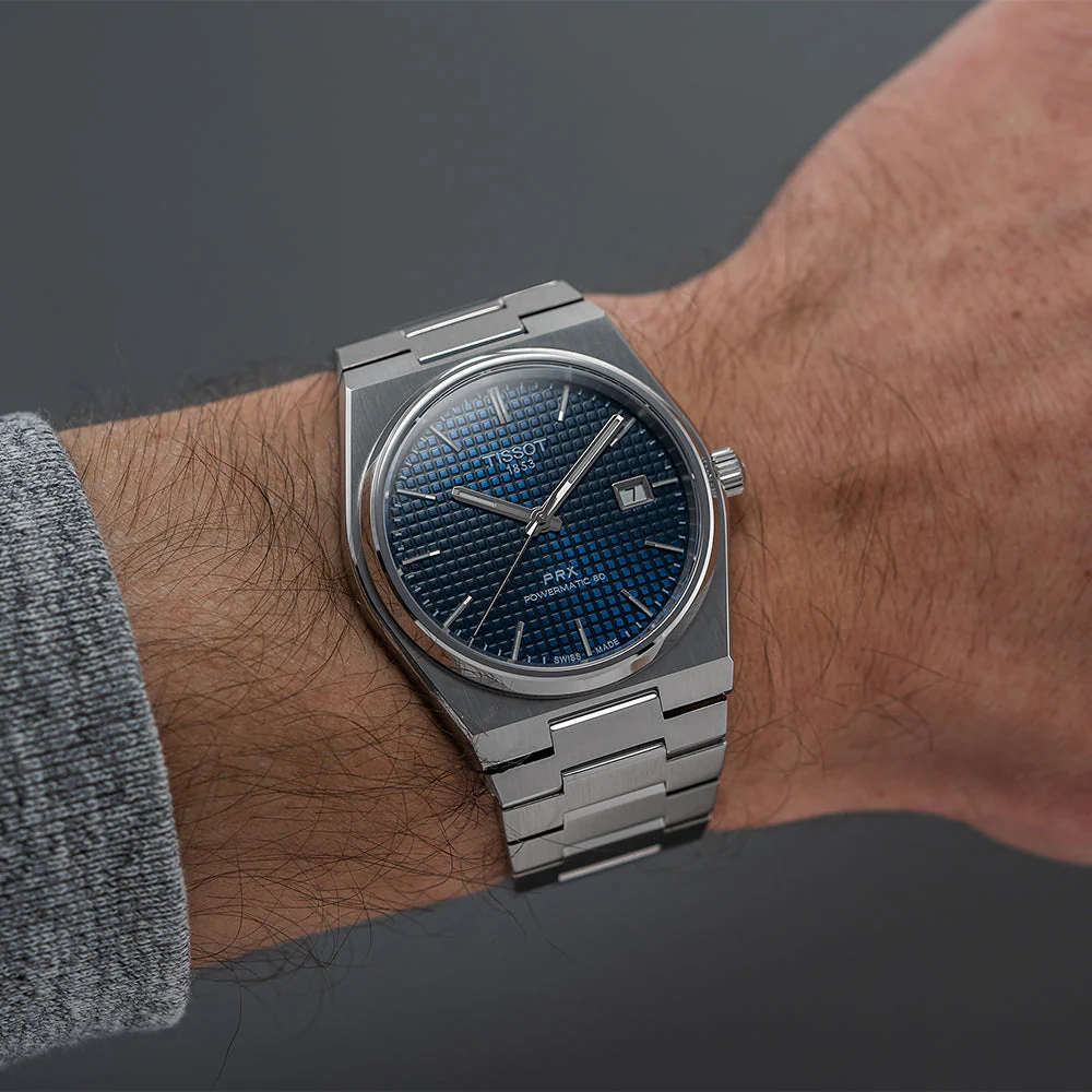 PRX Automatic Powermatic 80 40mm - Blue on Bracelet - Image 3
