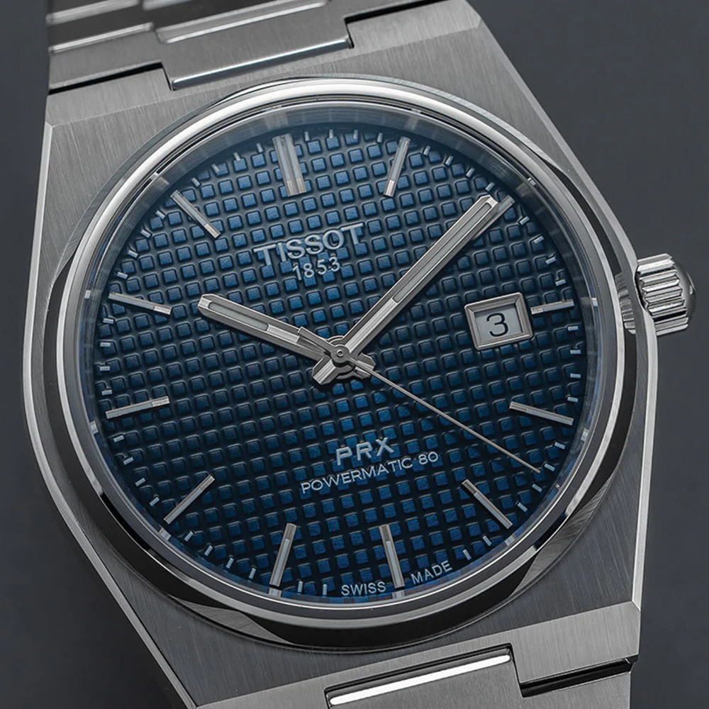 PRX Automatic Powermatic 80 40mm - Blue on Bracelet - Image 4