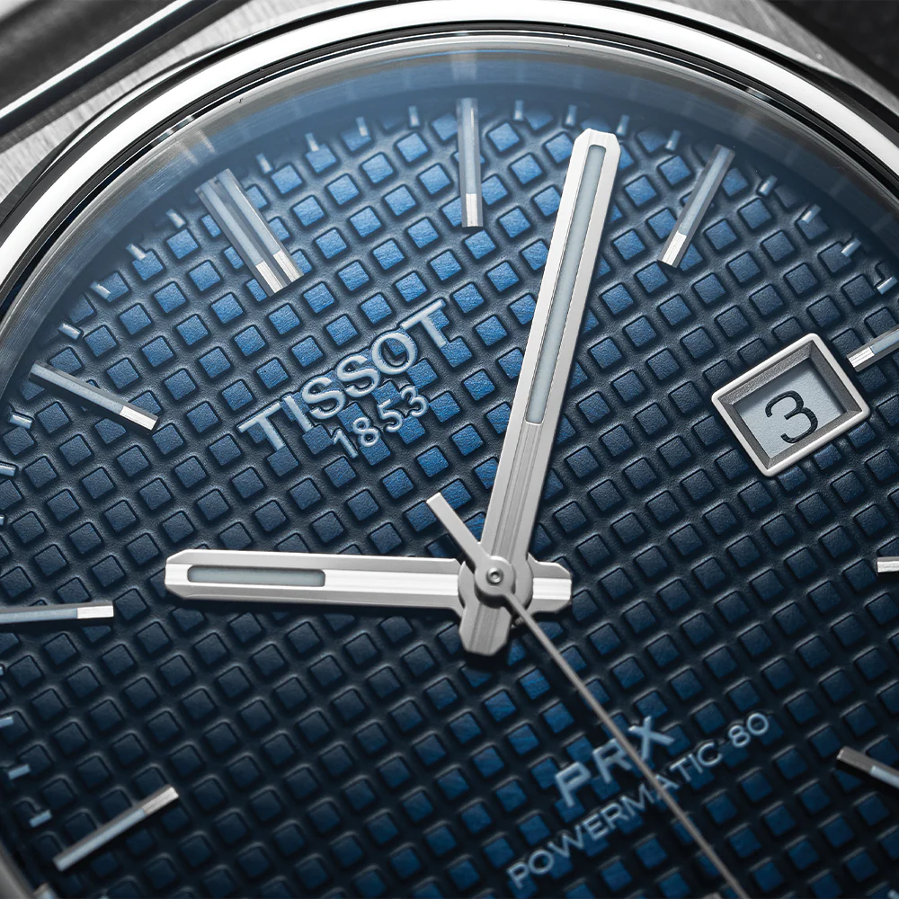 PRX Automatic Powermatic 80 40mm - Blue on Bracelet - Image 6