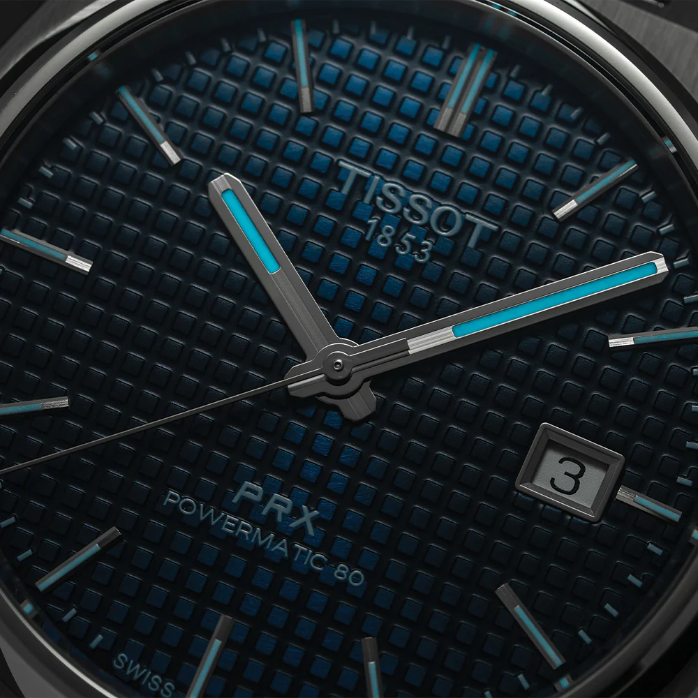 PRX Automatic Powermatic 80 40mm - Blue on Bracelet - Image 7